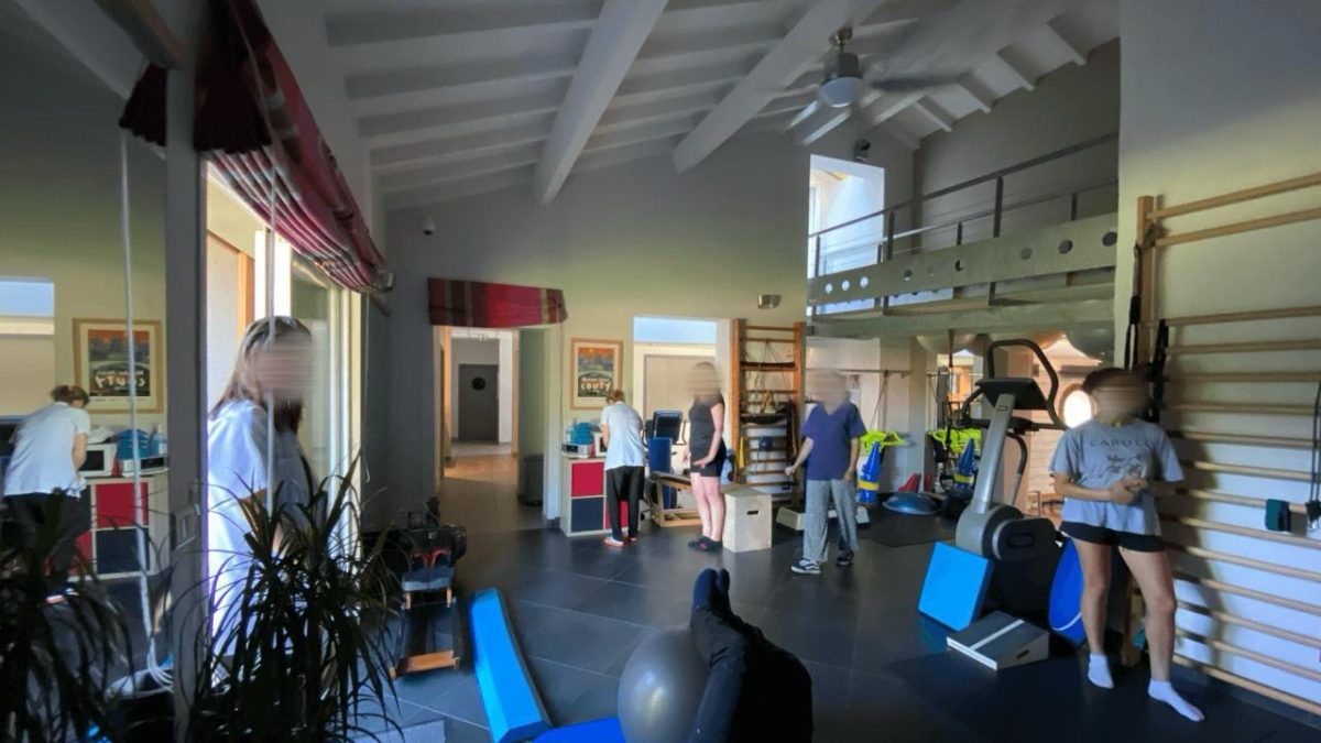 Salle de kinésithérapie équipée du Centre